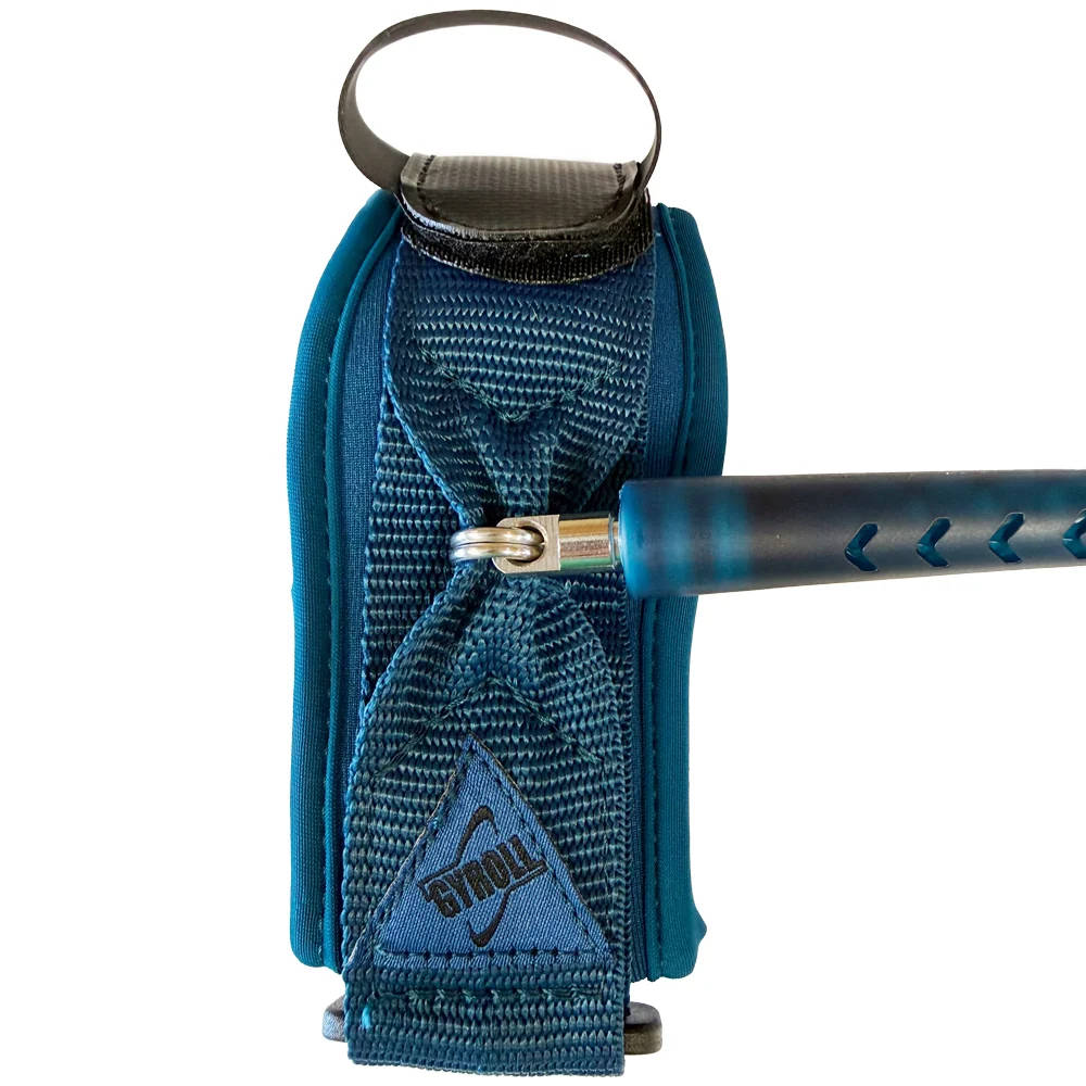GYROLL - Atlas Biceps Bodyboard Leash - Deep Sea Green / Black