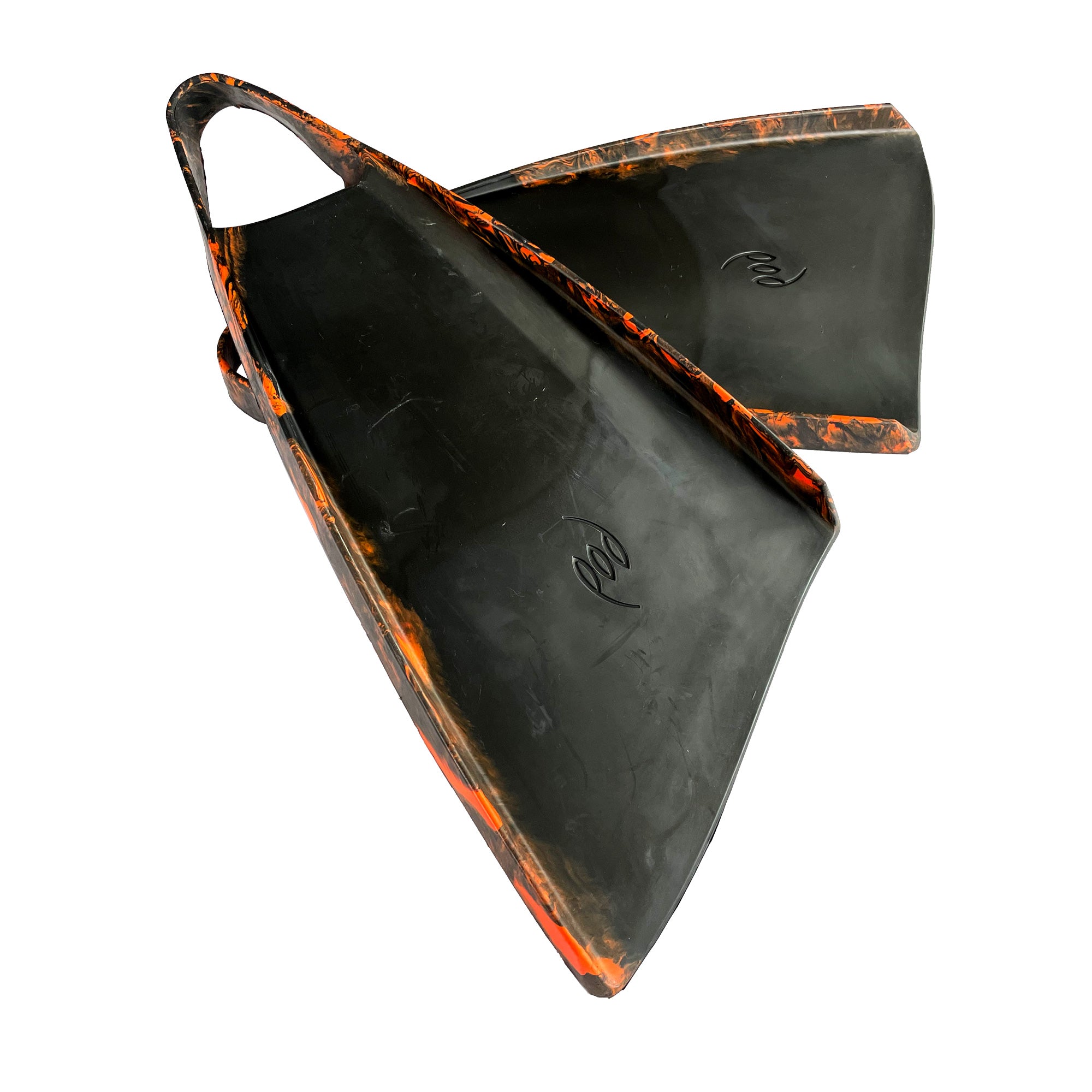 POD - PF3 EVO - Aletas de bodyboard - Negro / Naranja