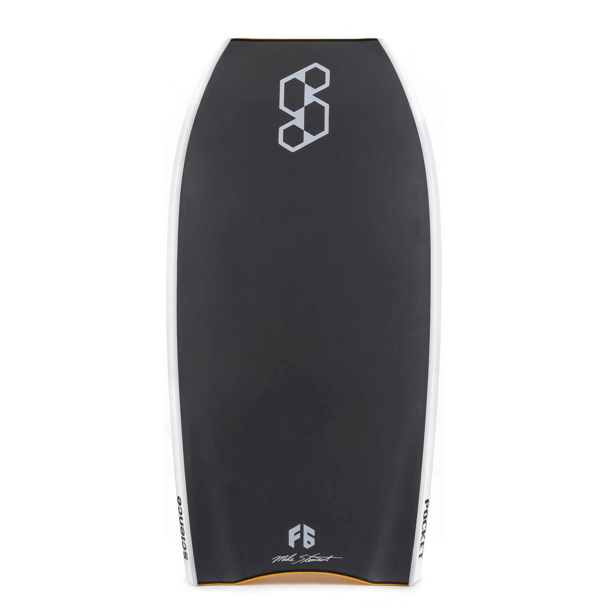 SCIENCE Bodyboard - Pocket Tech Crescent Tail (PE) - Tangerine / Dark Grey