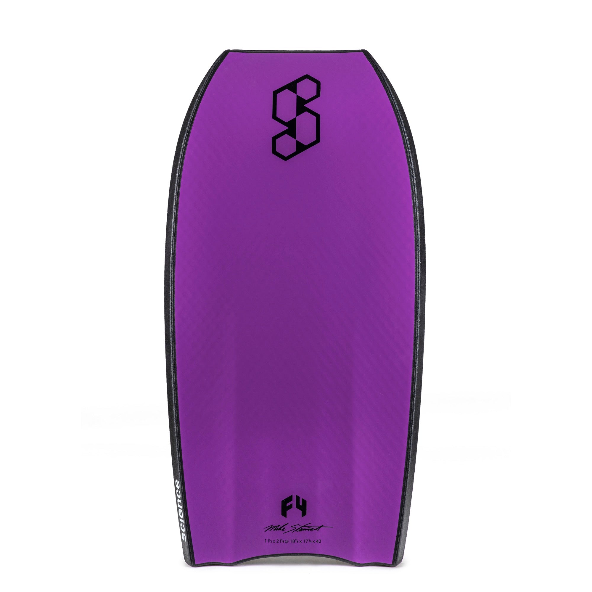 Science Bodyboard - Pro LTD F4 (PP) - Tri Quad - Black / Purple