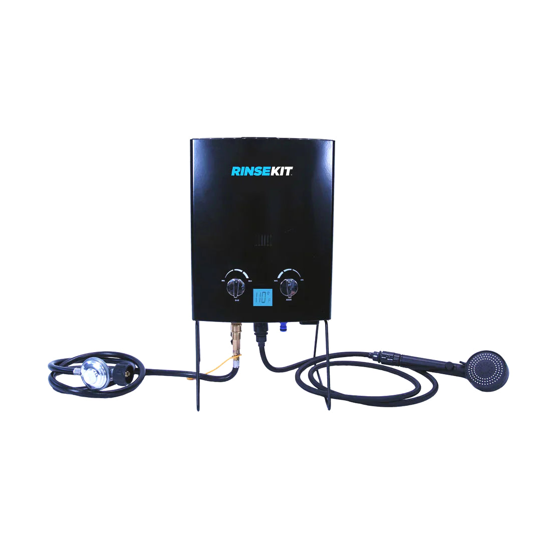 RINSEKIT PRO PACK 2.0 - Douche portable autonome (avec Batterie) + Hyper Heater 2.0