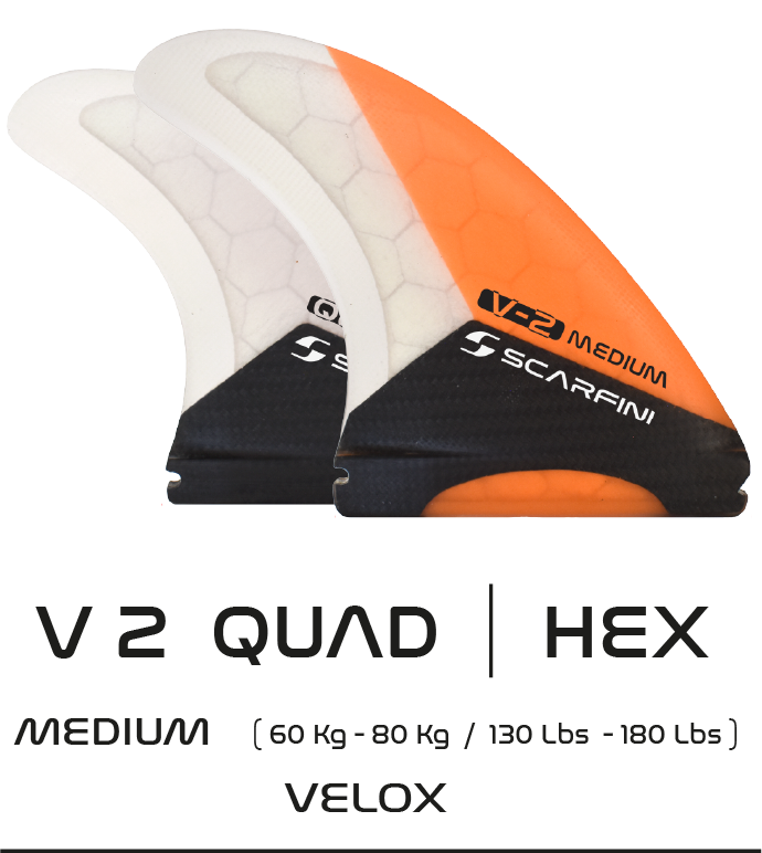 SCARFINI - VELOX CARBON 5 Fins - Size L (Futures)