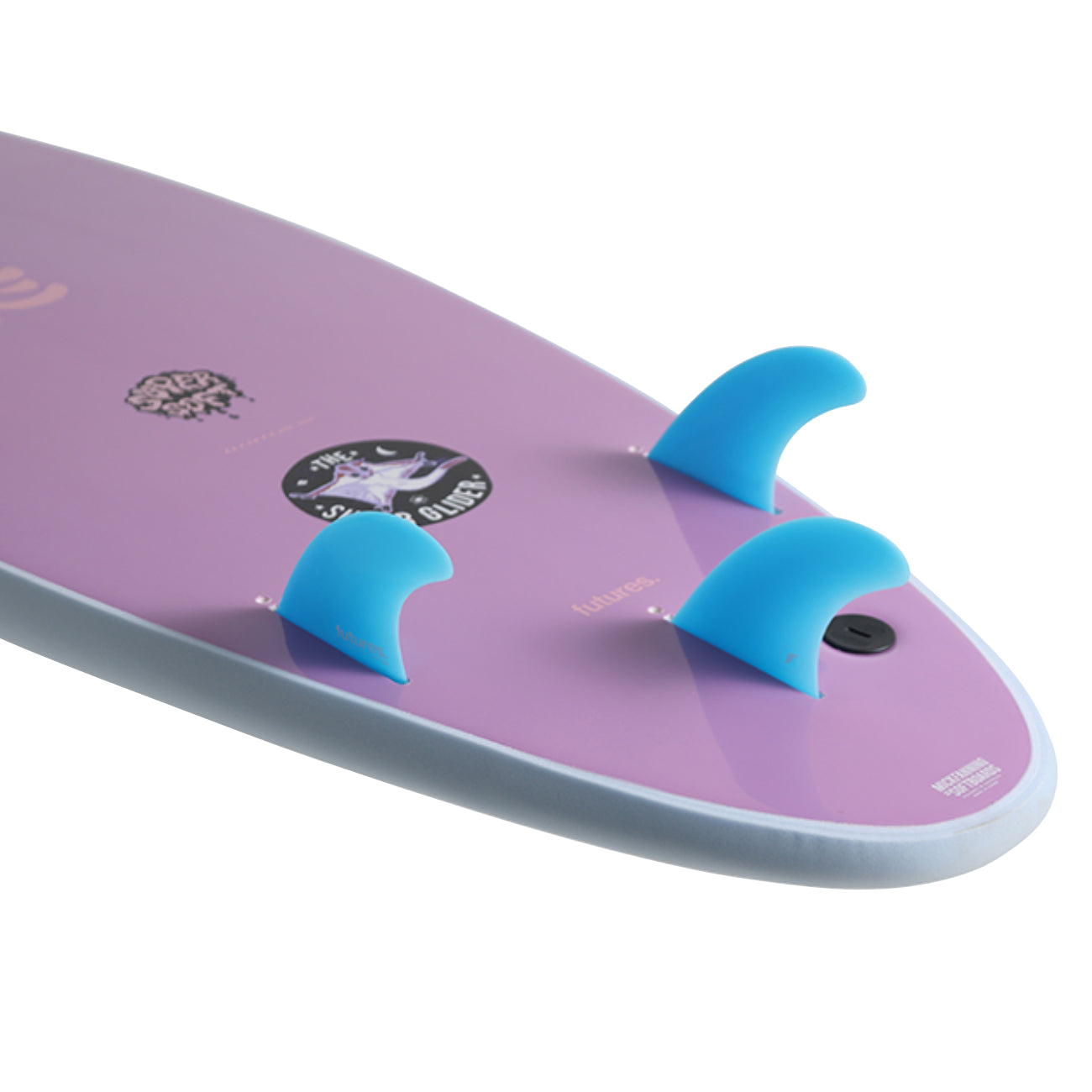MF Mick Fanning x Laura Enever - Sugar Glider Super Soft - 7'0 - Futures - Sky/Violet