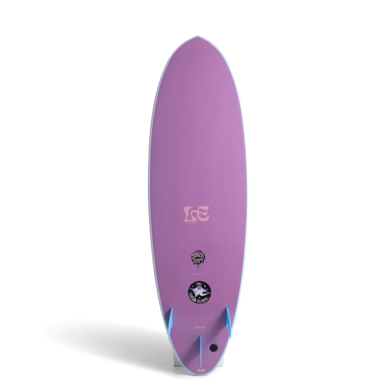 MF Mick Fanning x Laura Enever - Sugar Glider Super Soft - 7'0 - Futures - Sky/Violet