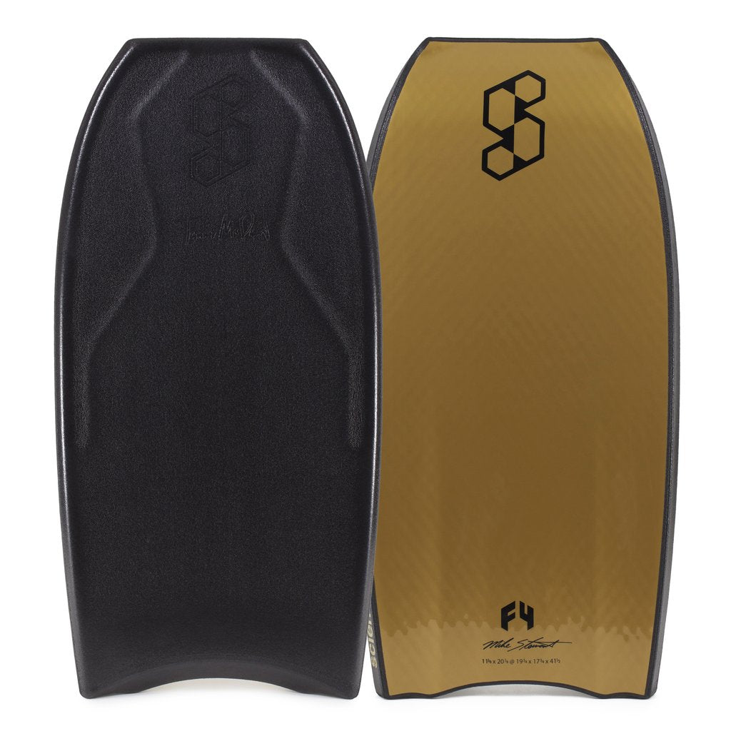 Science Bodyboard Tanner LTD PP Tri Quad F4 Black / Gold