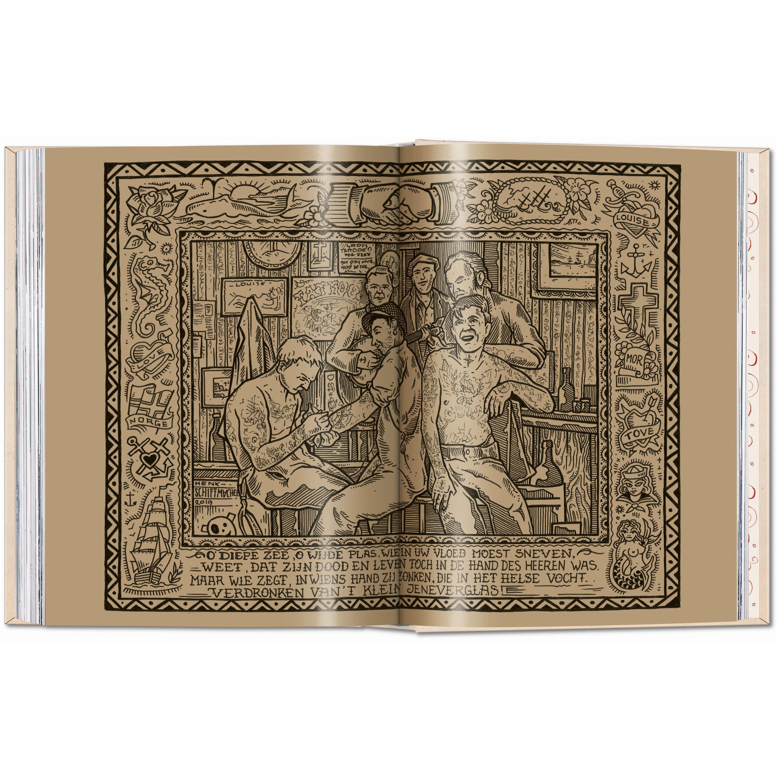 Taschen - Book - Tattoo, 1730s-1970s. Henk Schiffmacher