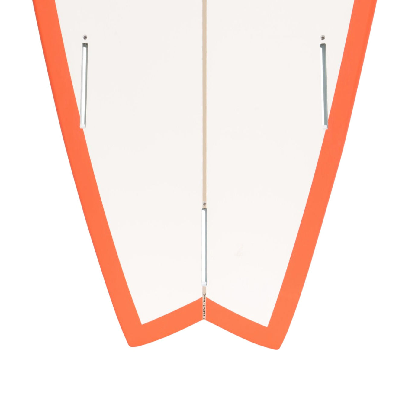 Victory Surfboards - Long Fish - Epoxy - Futures - Matt Orange / White