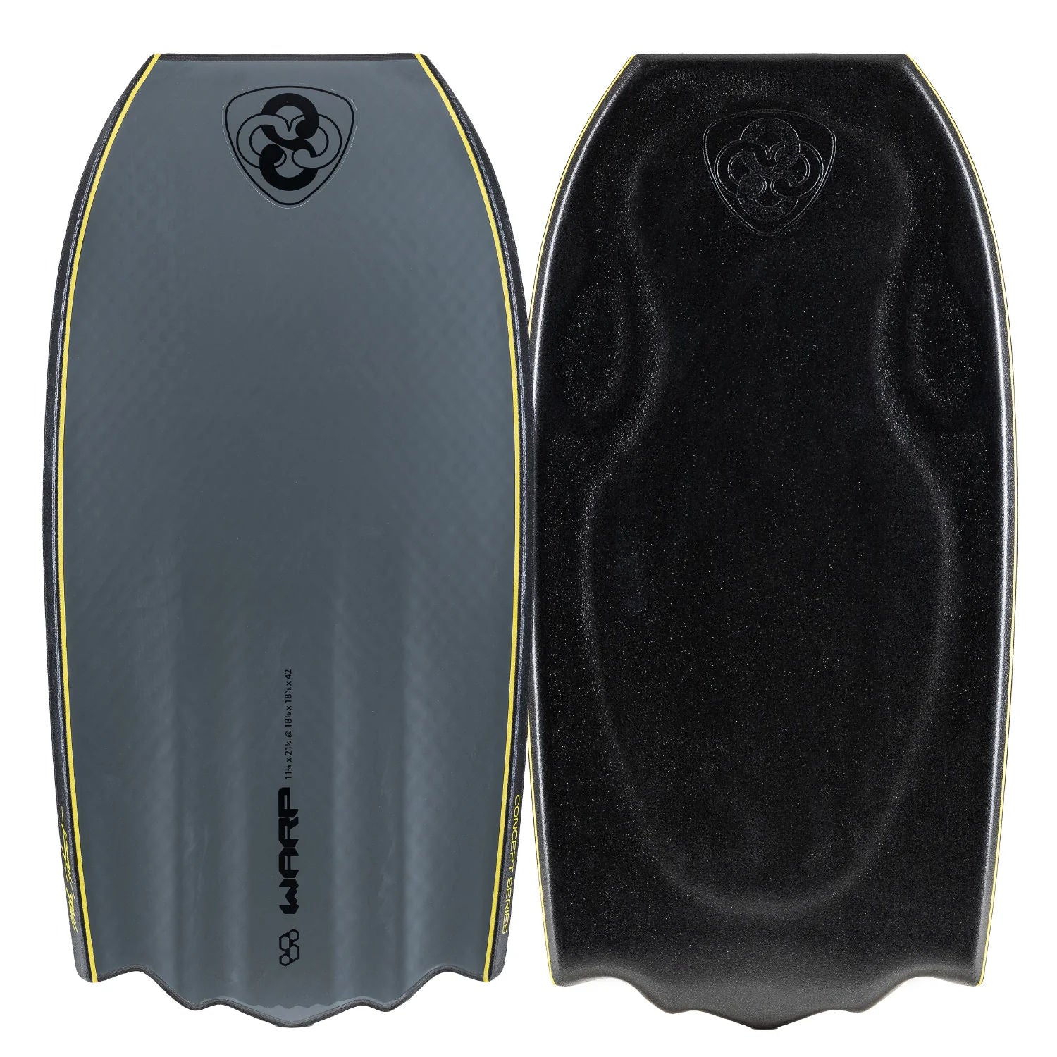 SCIENCE Bodyboards - WARP Concept PP 1.9 - Black / Dark Grey
