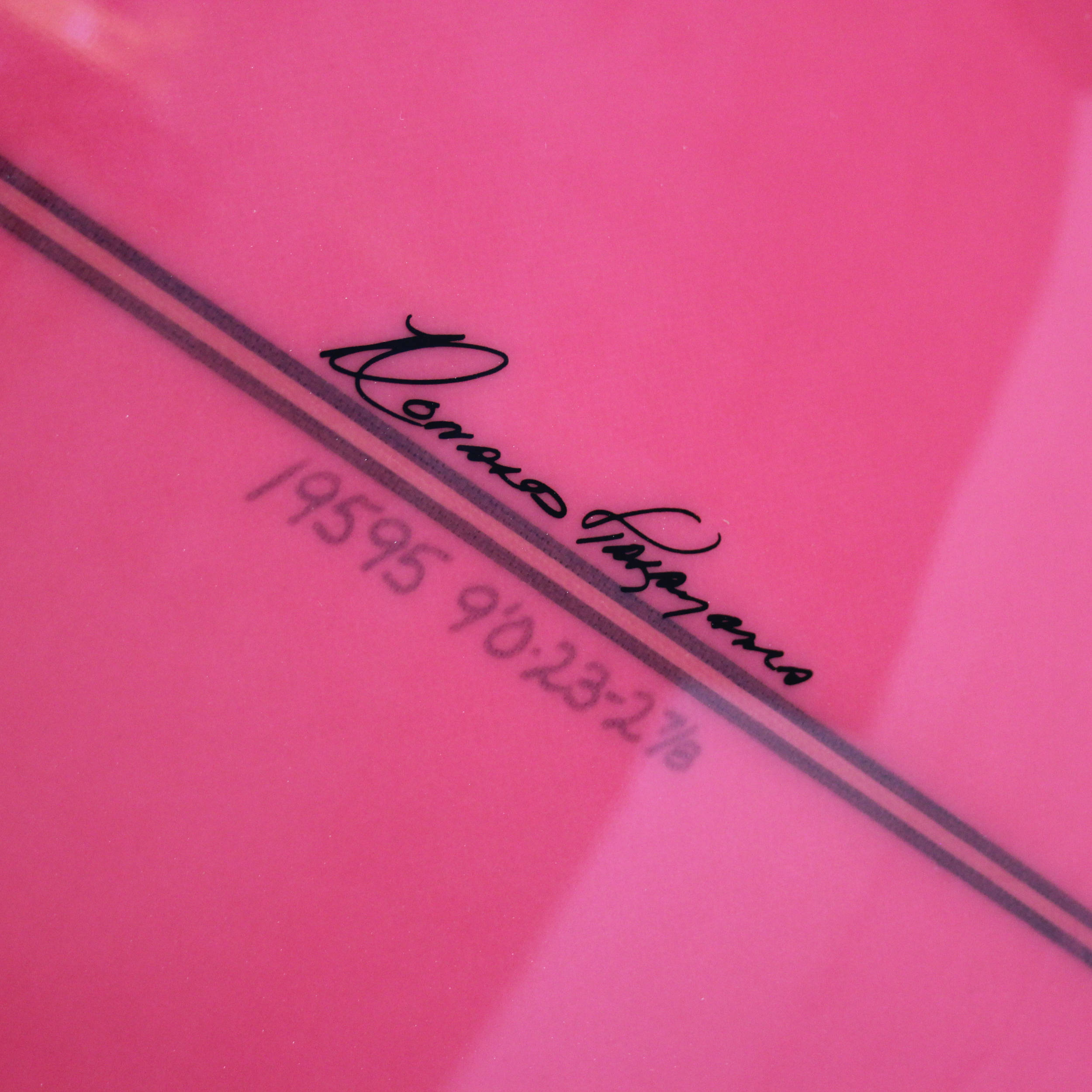 TAKAYAMA Longboard - In the Pink 9'0 (PU) - Hot Pink Tint