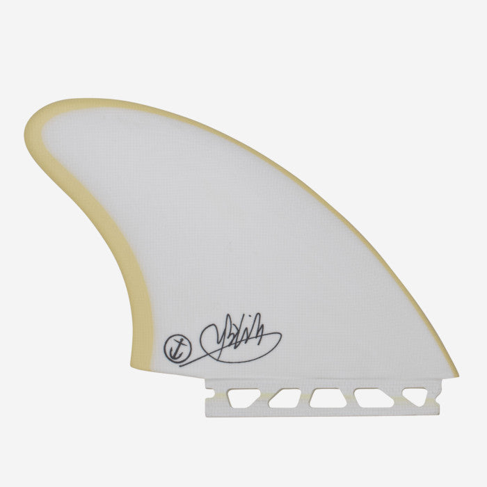 CAPTAIN FIN - Keel Fins Twin Futures - Mikey February - White