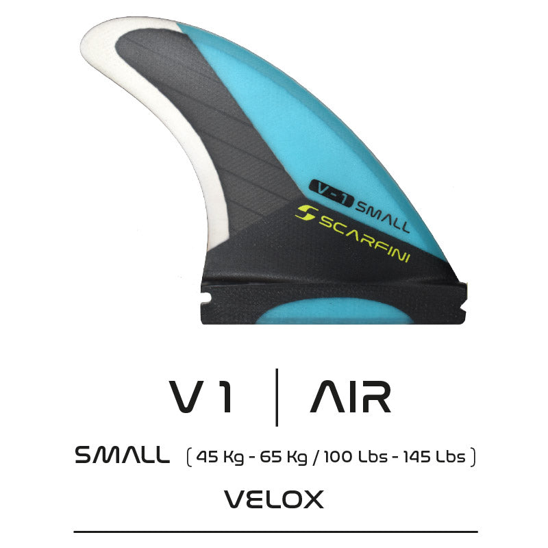Set of 3 SCARFINI fins - AIR-CARBON FIBERGLASS FIN (size S) (Future)