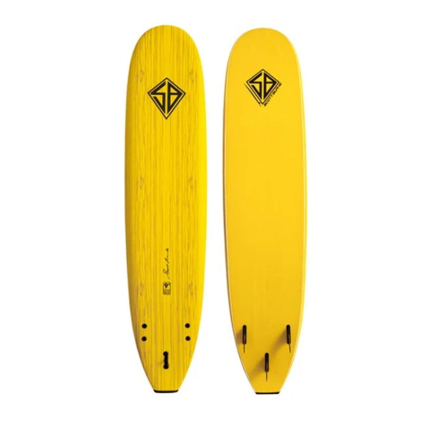 CBC - Foam surfboard - 9'0 - Woodeck - Navyblue