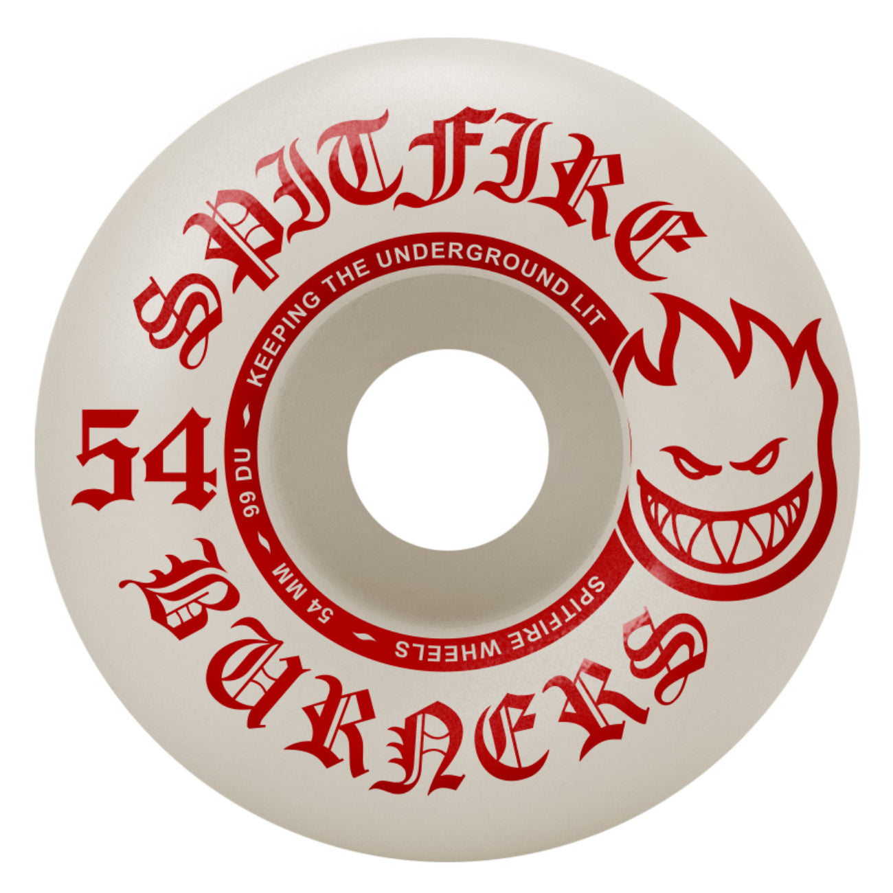 Spitfire - Ruedas de 54 mm Bighead 99A - Blanco