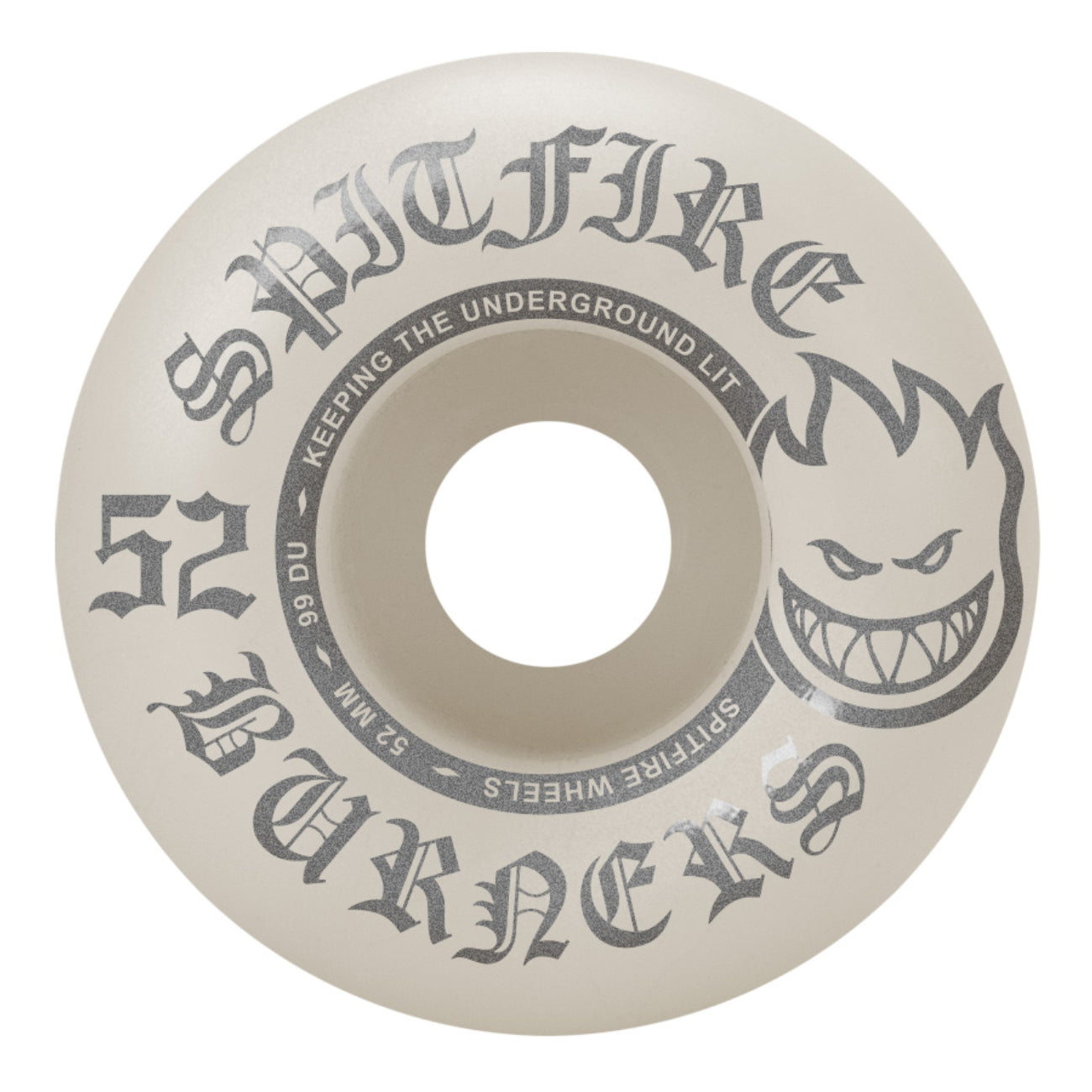 Spitfire - 52mm Wheels Burner 99A - Silver