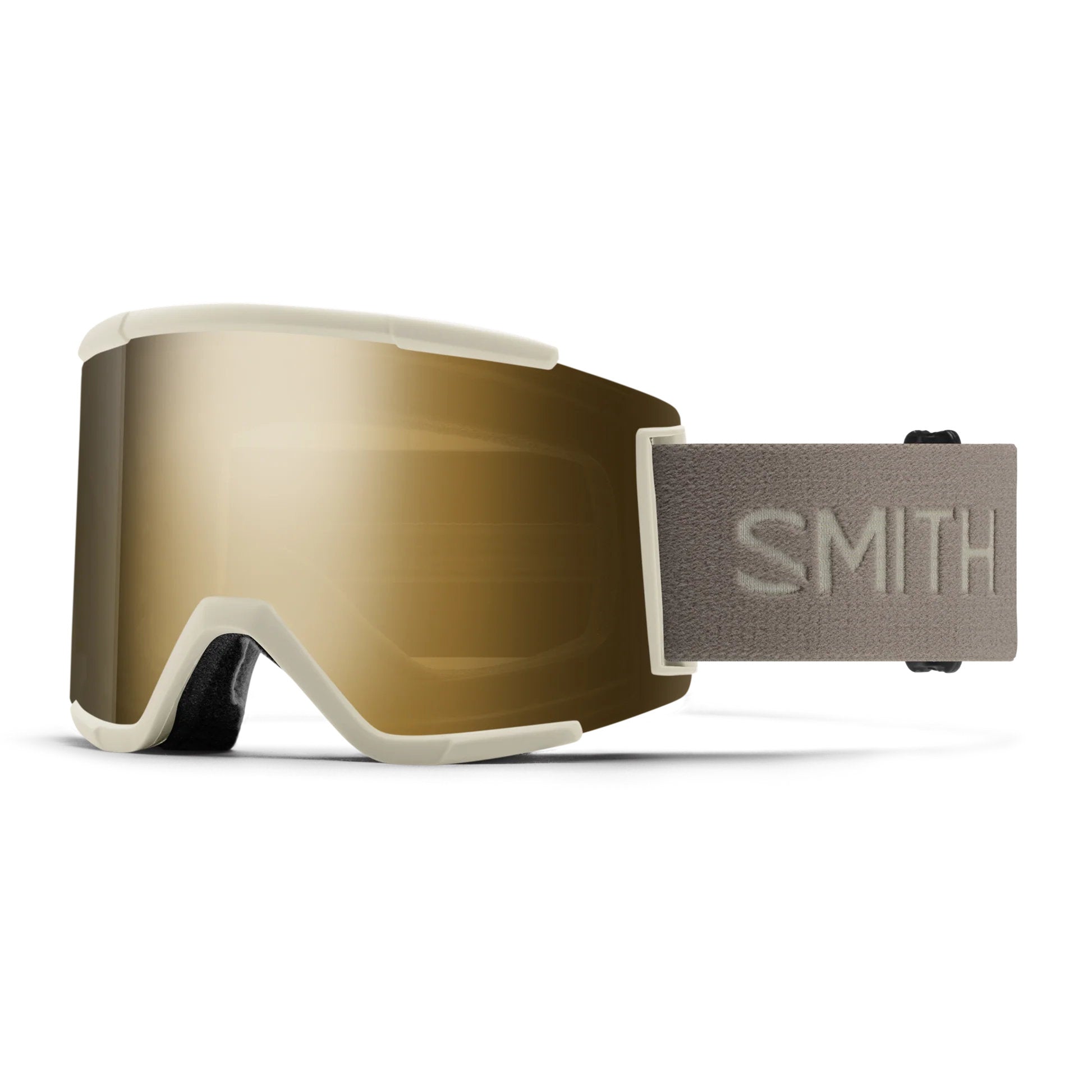 SMITH - Masque Snowboard Squad XL - ChromaPop - Chalk - Gold Mirror / Storm Blue Sensor