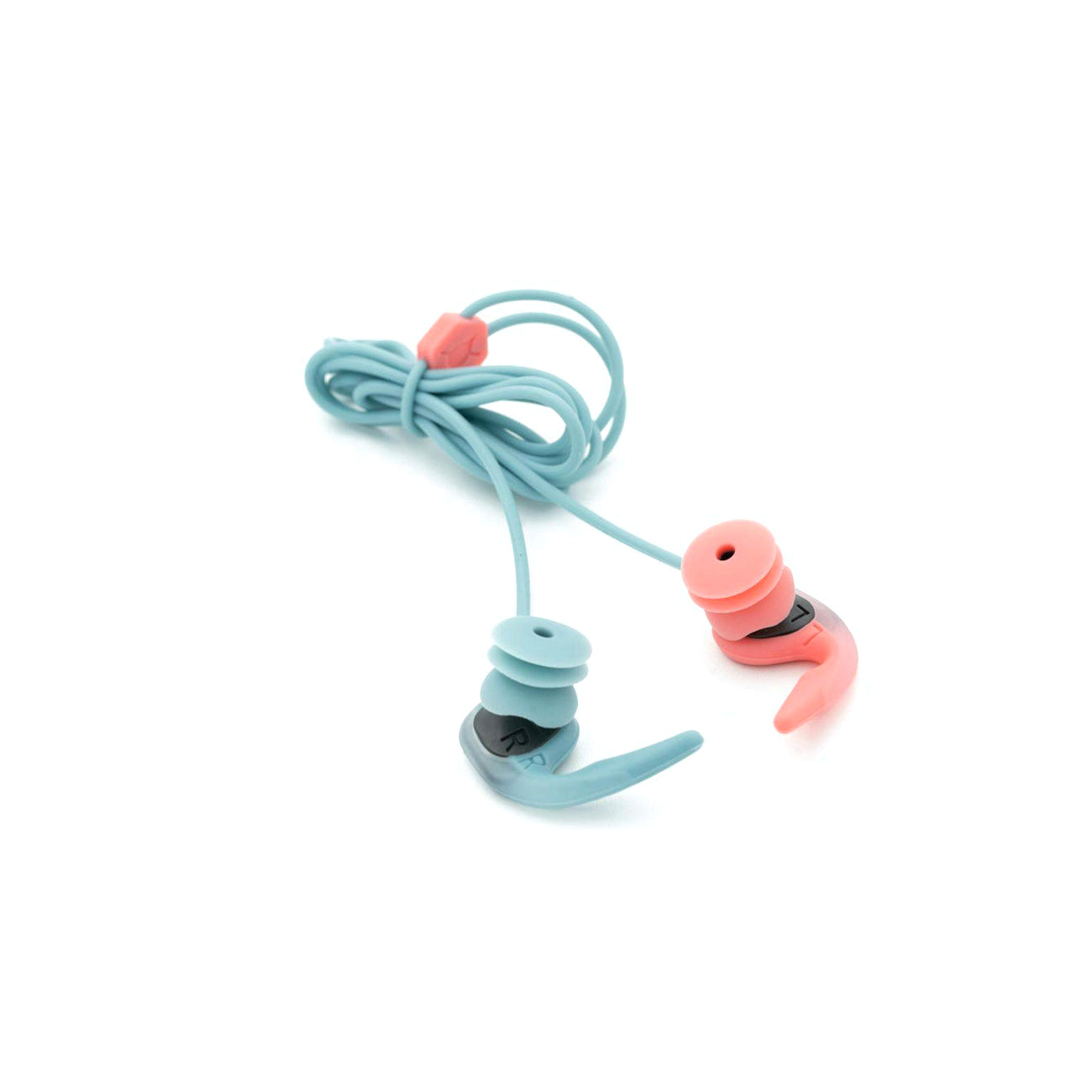 Surf Ears V4.0 - Bouchons d'oreilles surf universels - Coral / Sky