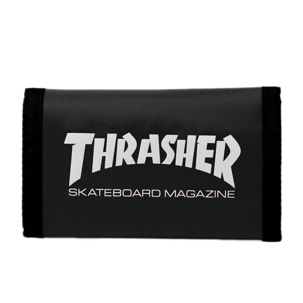 THRASHER - Cartera con velcro - Negra