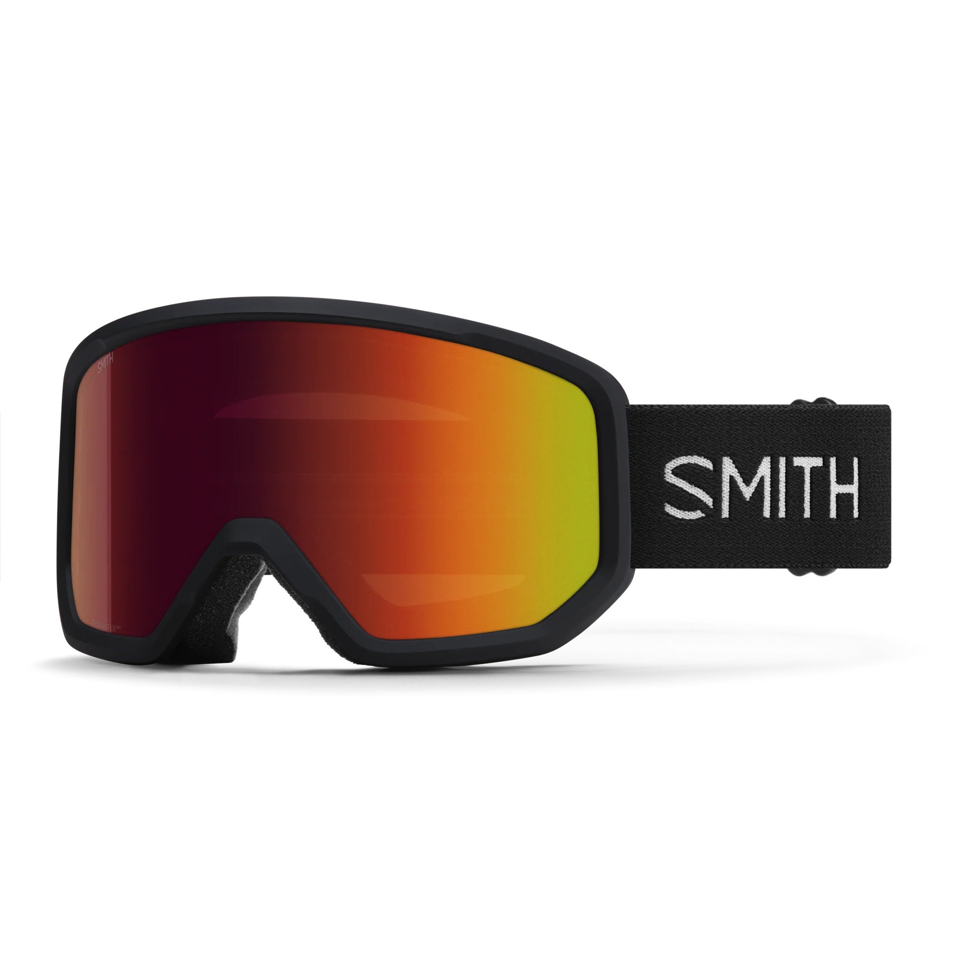 SMITH - Snowboard Goggle - Transfer - Black / Red Sol-X Mirror
