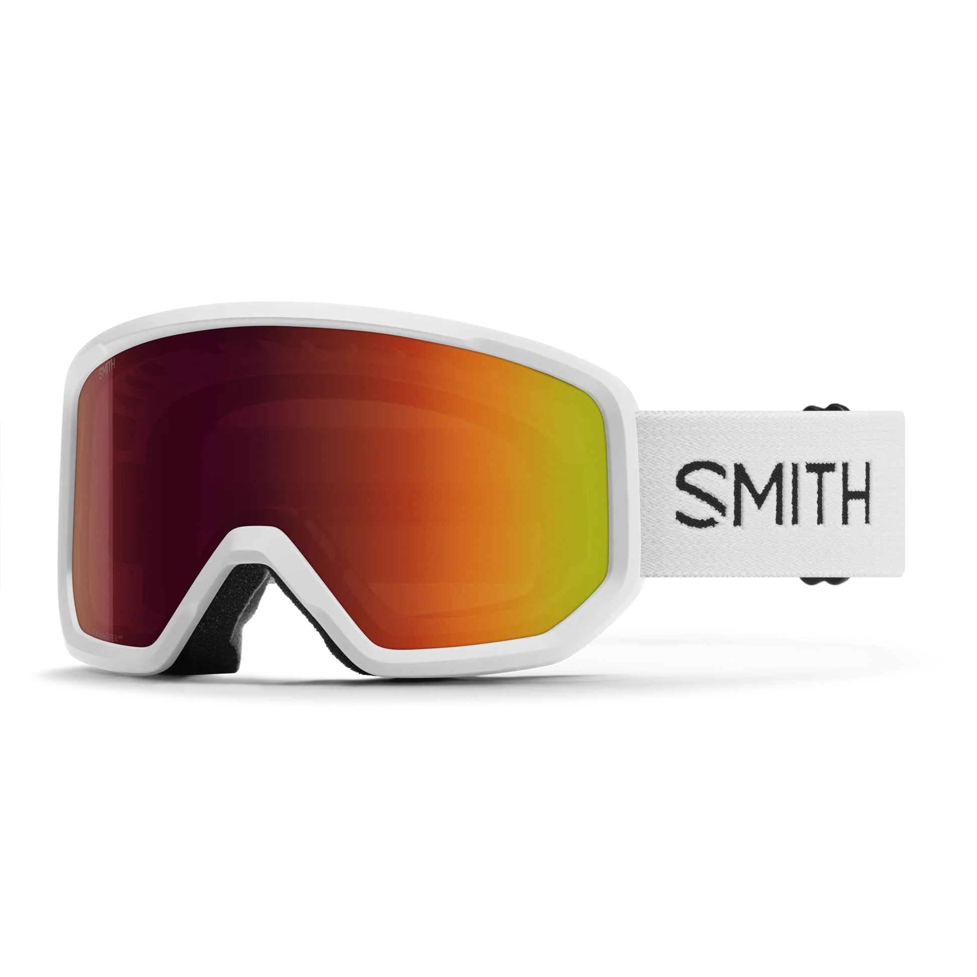 SMITH - Masque Snowboard Transfer - White / Red Sol-X Mirror