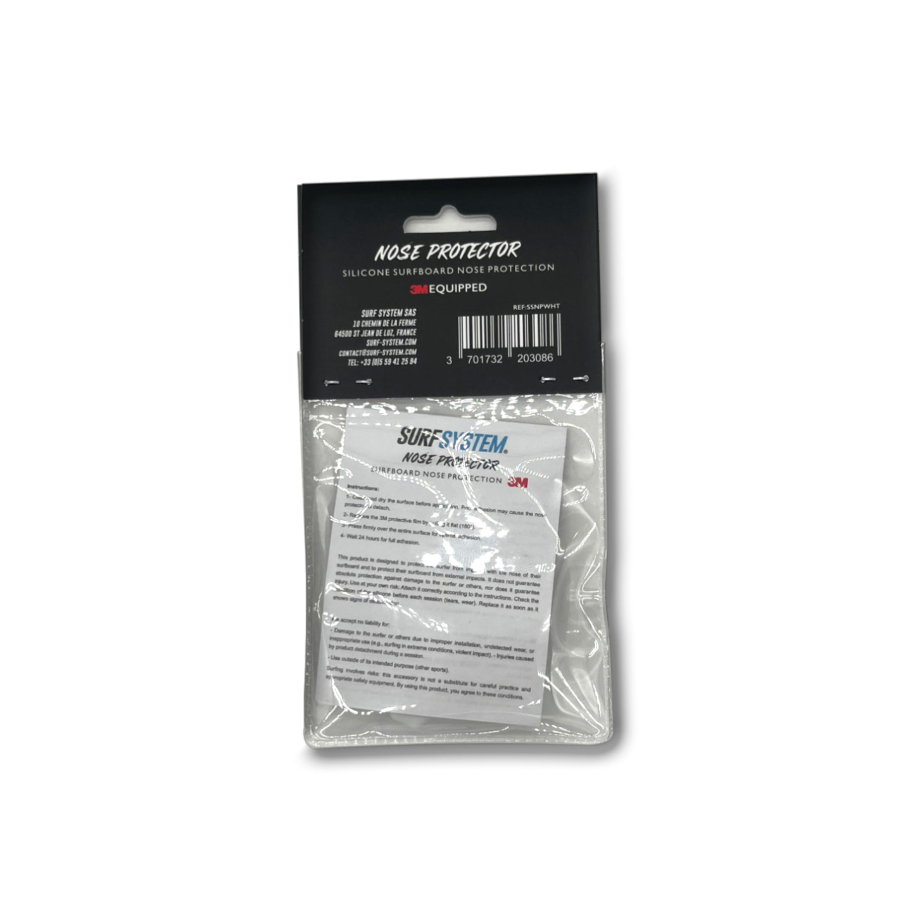 Surf System - Nose Protector - White
