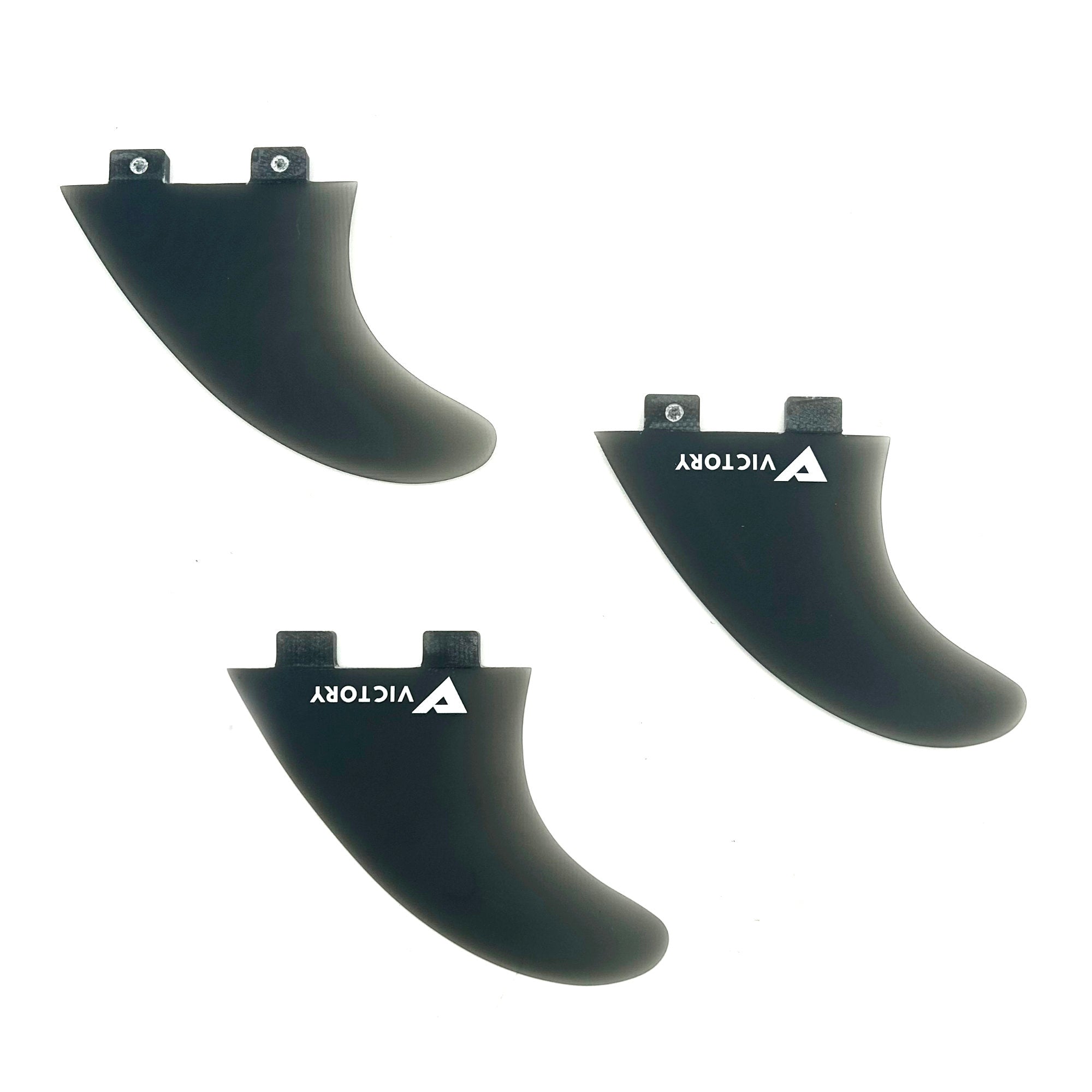 VICTORY - Juego de quillas Thruster Medium - Fibra de vidrio - Compatible con FCS