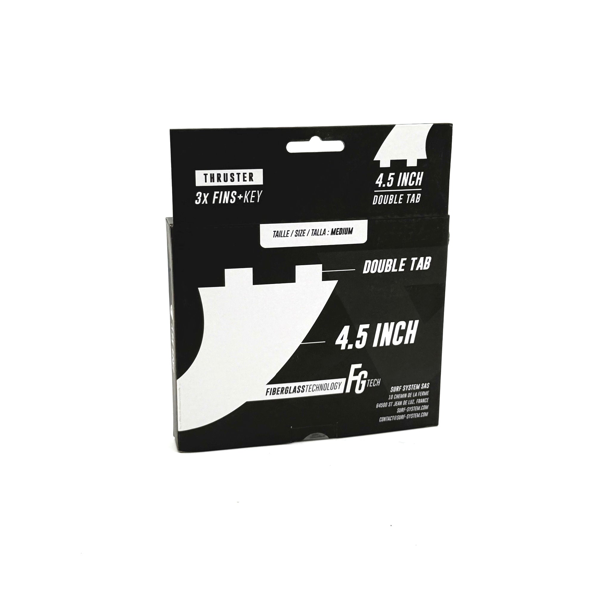 VICTORY - Juego de quillas Thruster Medium - Fibra de vidrio - Compatible con FCS