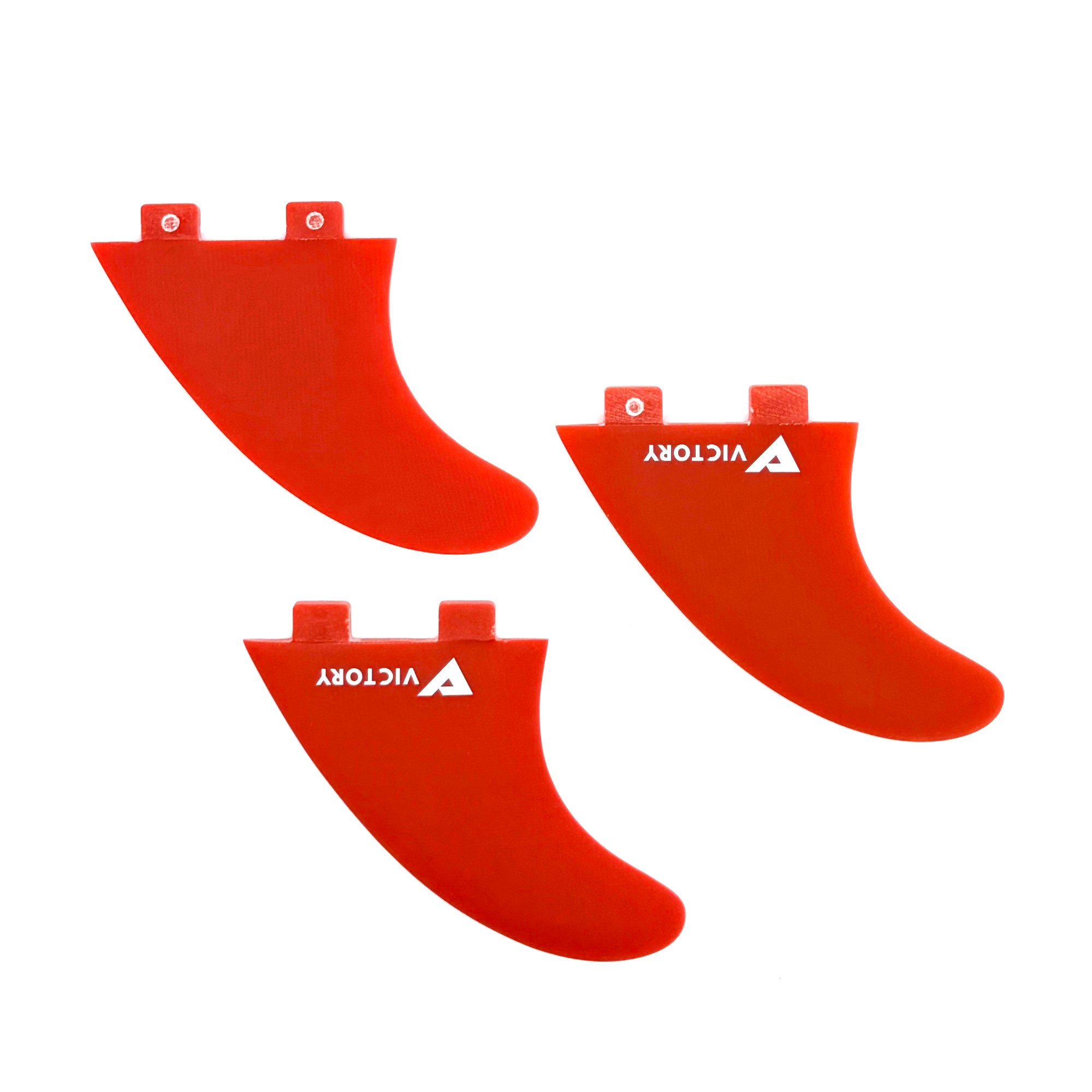 VICTORY - Juego de quillas Thruster Medium - Fibra de vidrio - Compatible con FCS