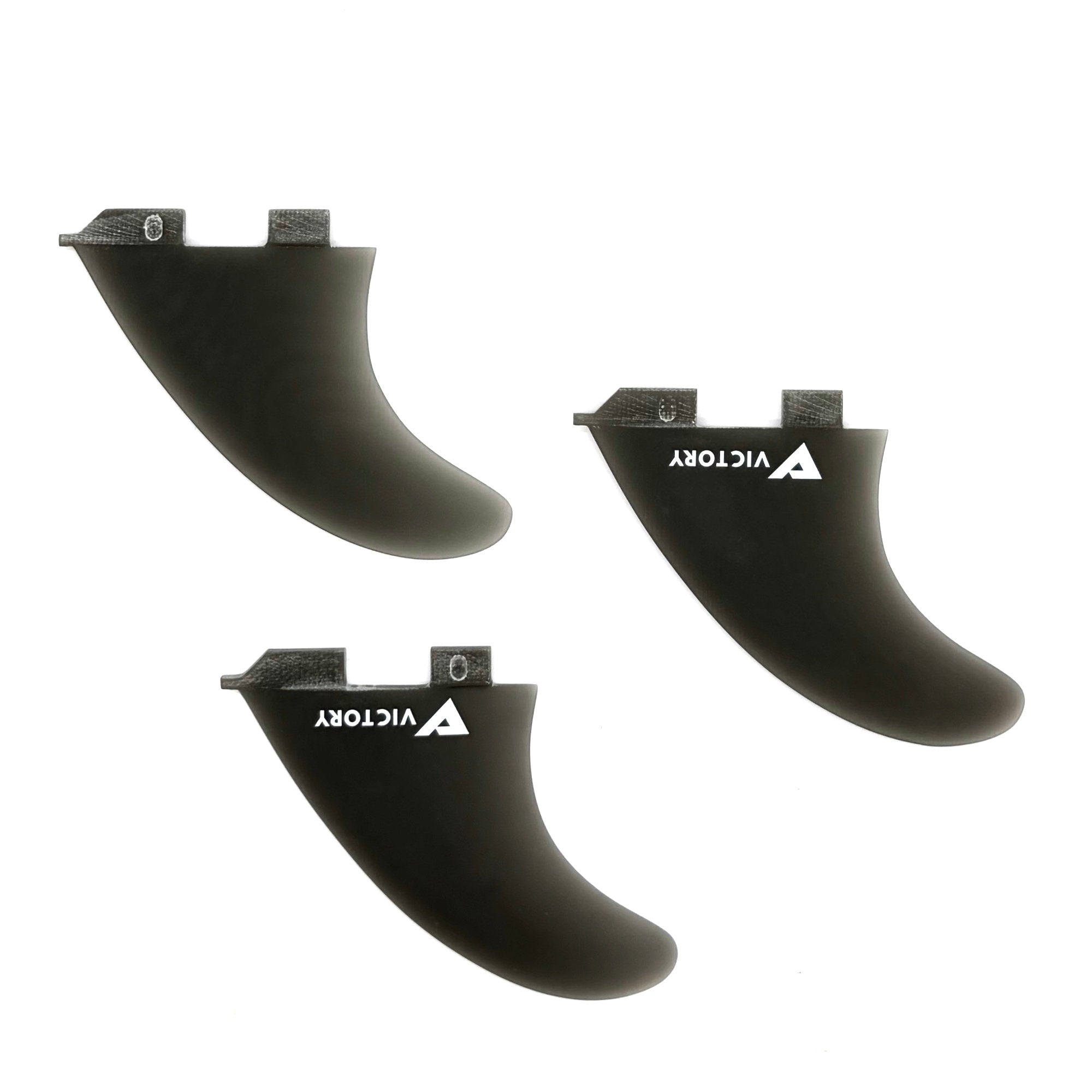 VICTORY - Juego de quillas Medium Thruster - Fibra de vidrio - Compatible con FCS 2