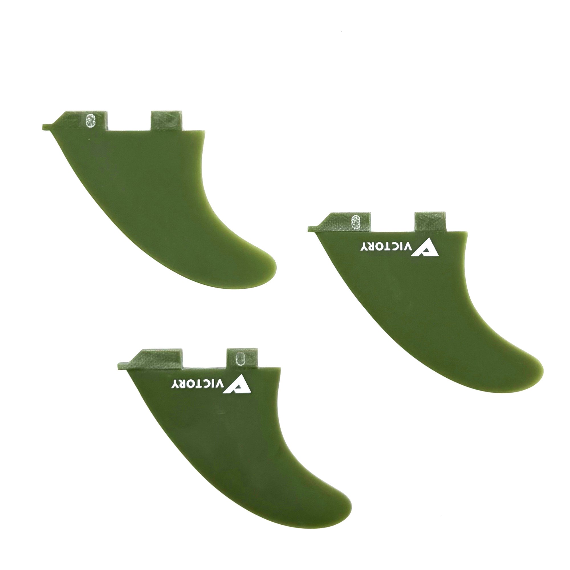 VICTORY - Juego de quillas Medium Thruster - Fibra de vidrio - Compatible con FCS 2