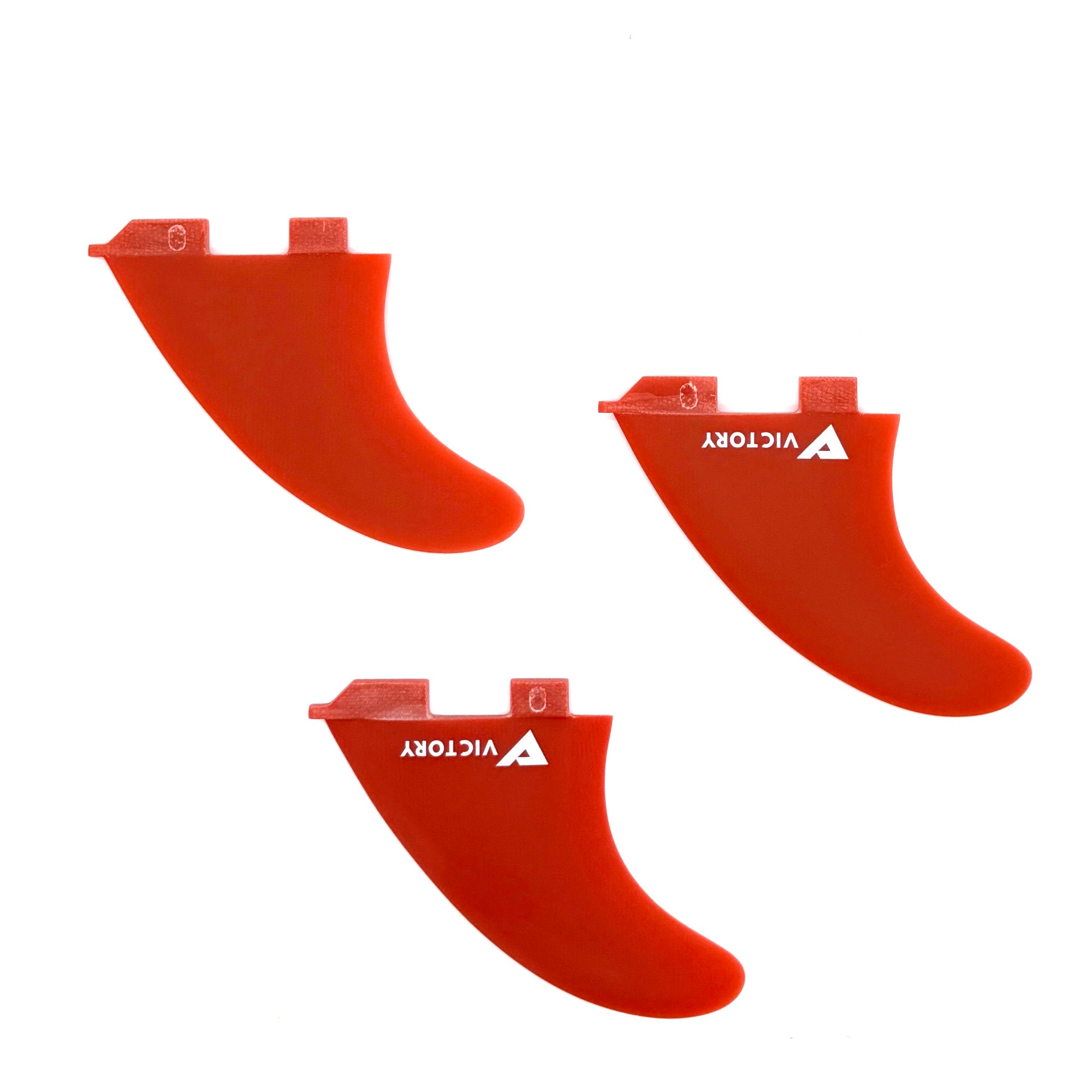VICTORY - Juego de quillas Medium Thruster - Fibra de vidrio - Compatible con FCS 2