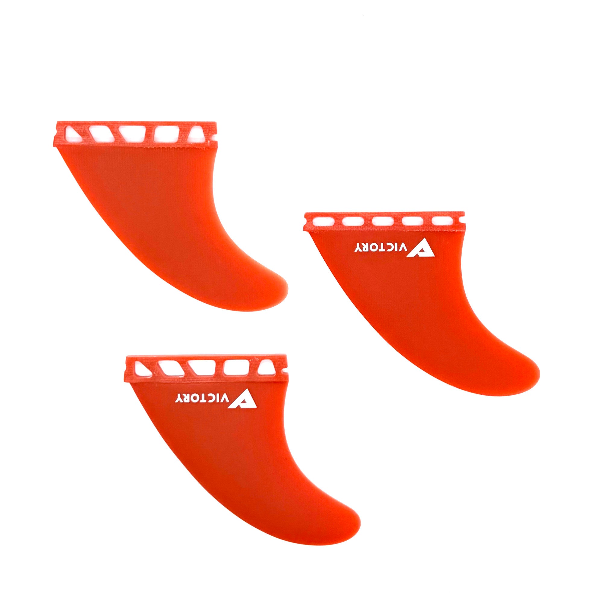 VICTORY - Juego de aletas Medium Thruster - Fibra de vidrio - Compatible con Futures