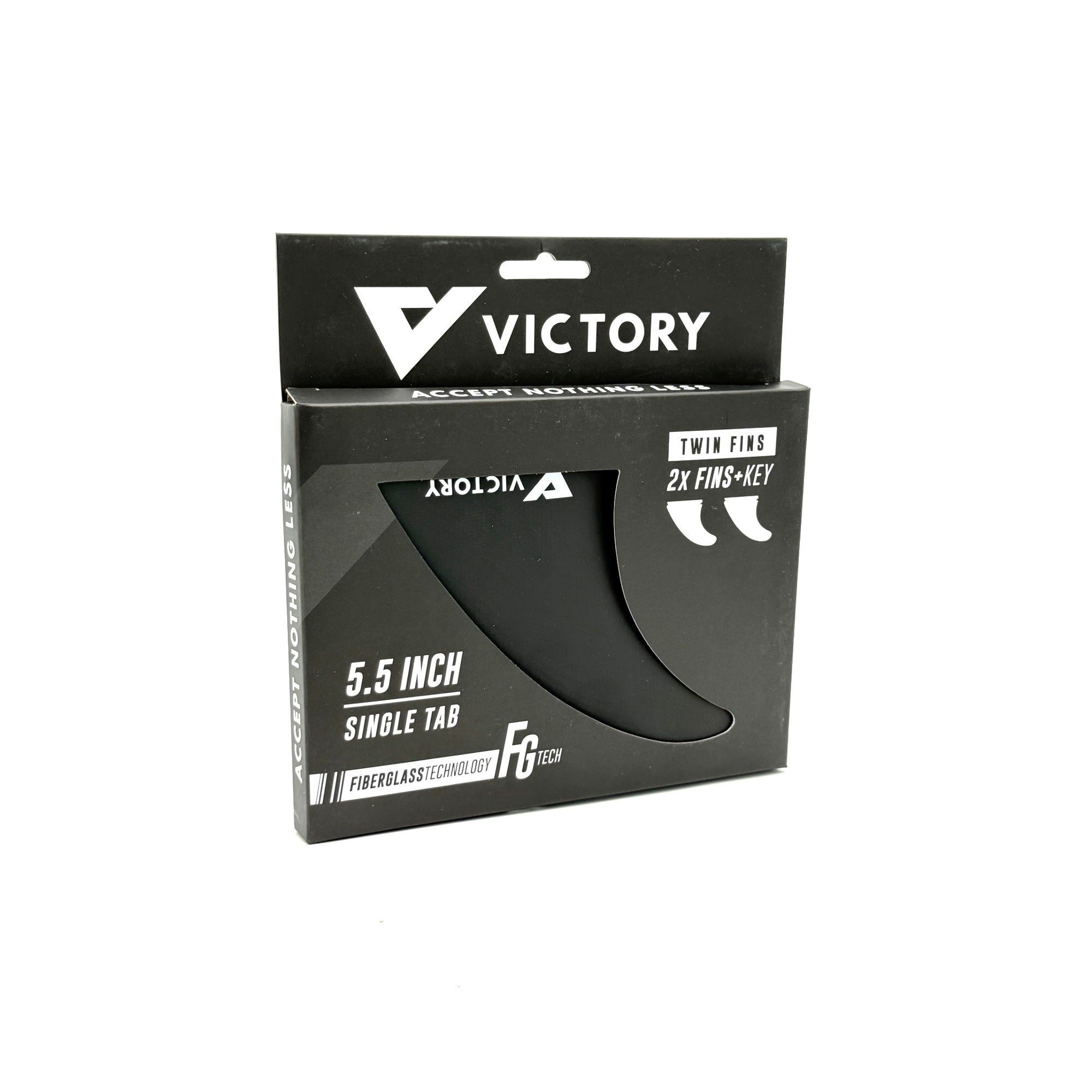 VICTORY - Quillas twin - Fiberglass - Compatible con Futures