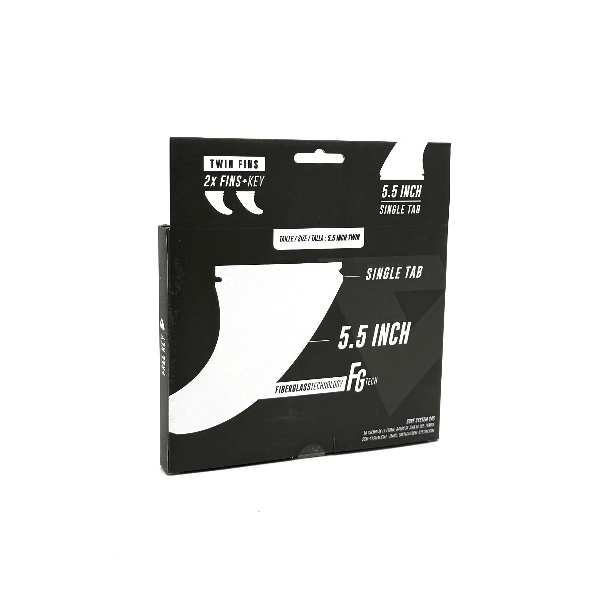 VICTORY - Quillas twin - Fiberglass - Compatible con Futures