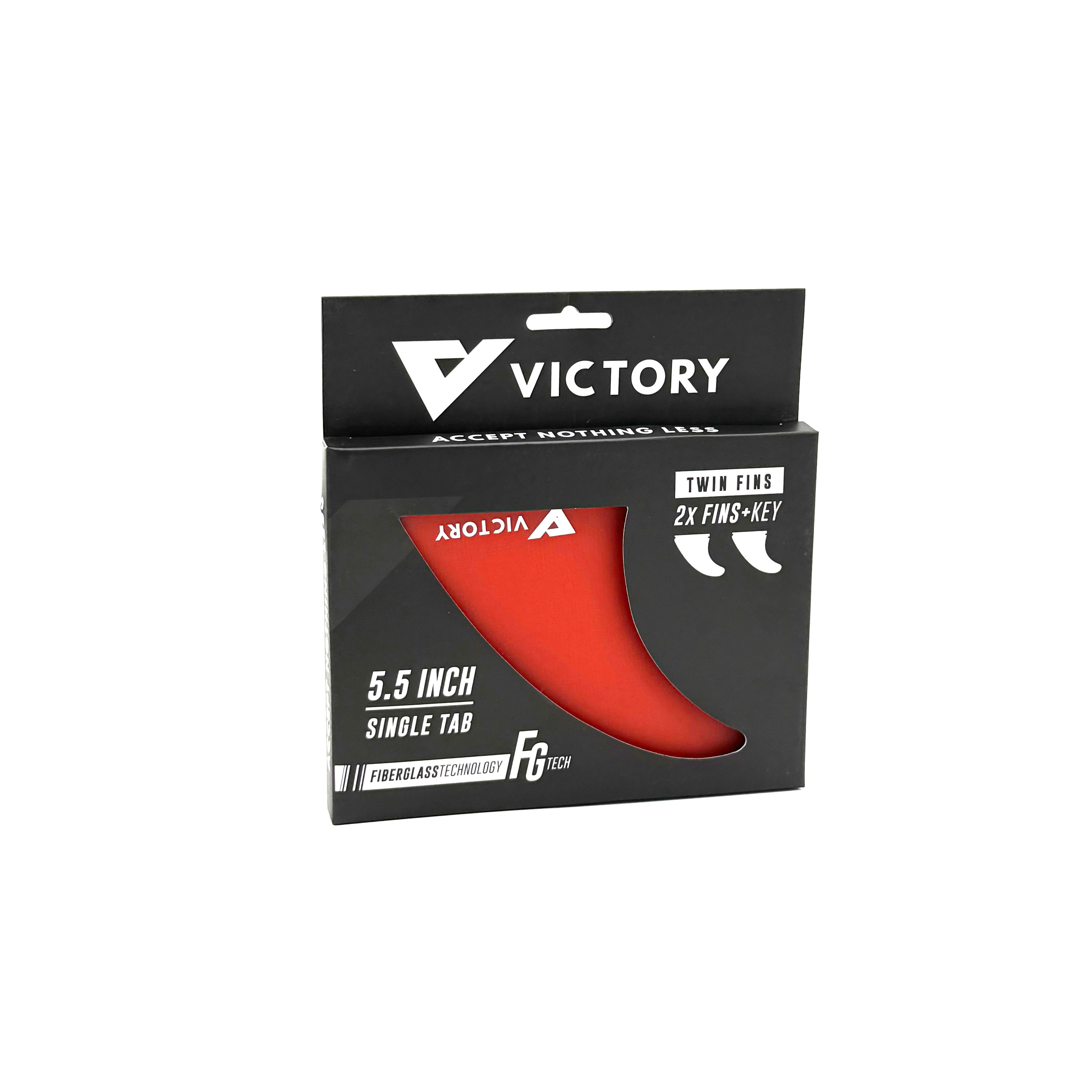 VICTORY - Quillas twin - Fiberglass - Compatible con Futures