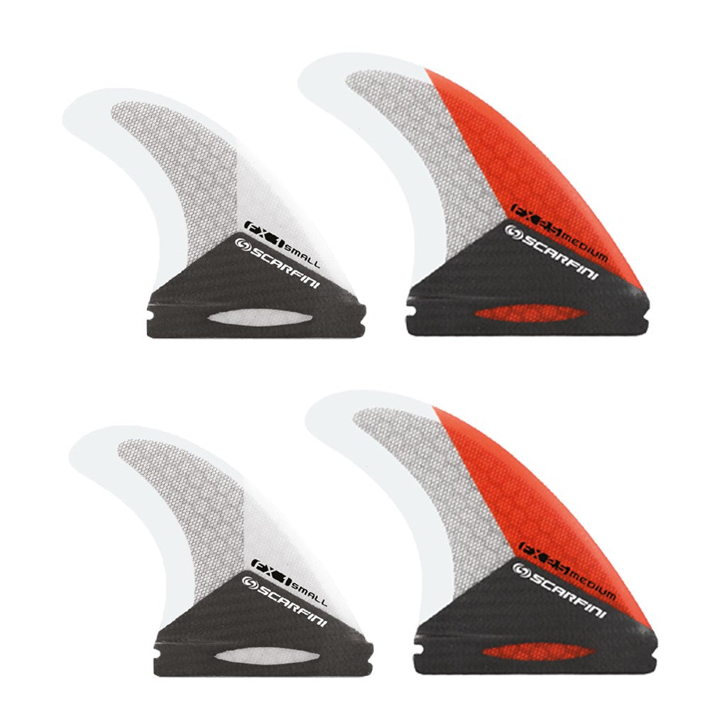 Set of 4 SCARFINI FX2.5 Carbon fins (size M) (Futures)