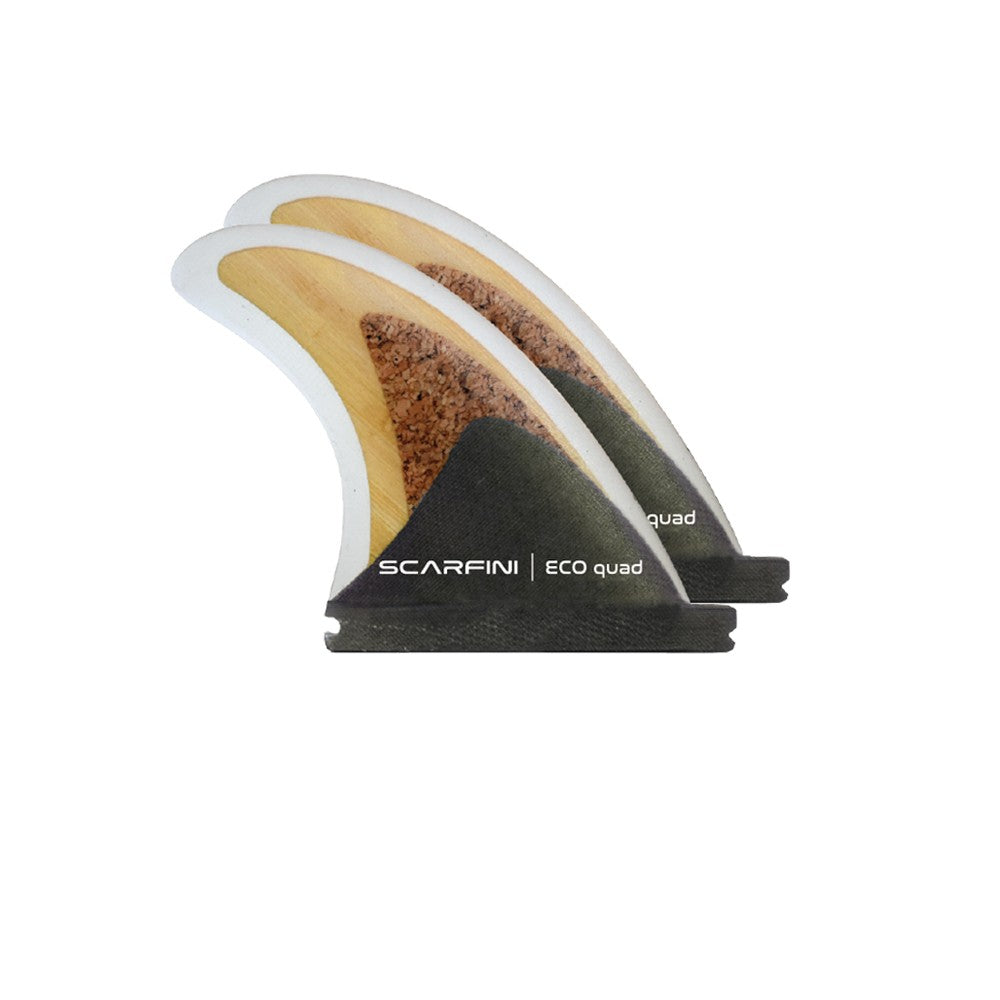 Set of 2 SCARFINI fins - QUAD REAR ECO FIBERGLASS (Futures)