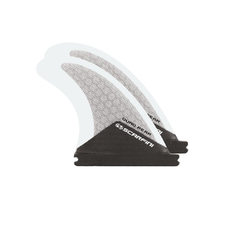 Set of 2 SCARFINI FX Quad Rear Carbon fins (Futures)