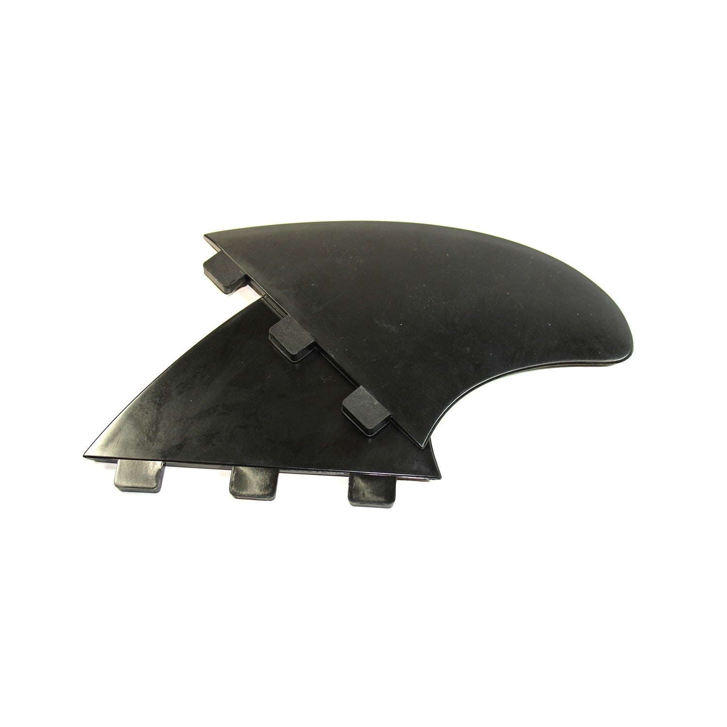 EUROFIN - Juego de 2 quillas RETRO TWIN MODEL - FCS - Negro