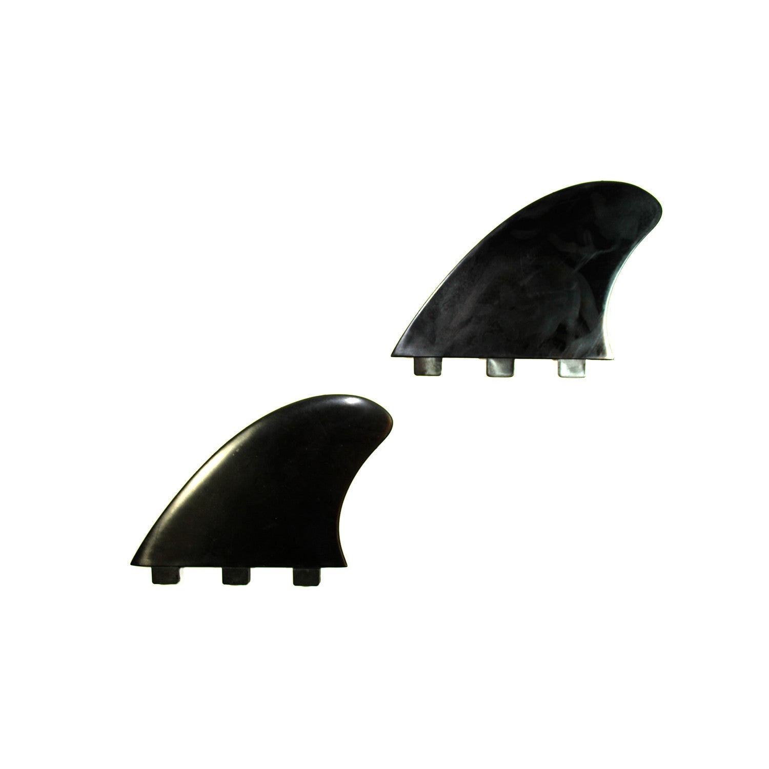 EUROFIN - Juego de 2 quillas RETRO TWIN MODEL - FCS - Negro