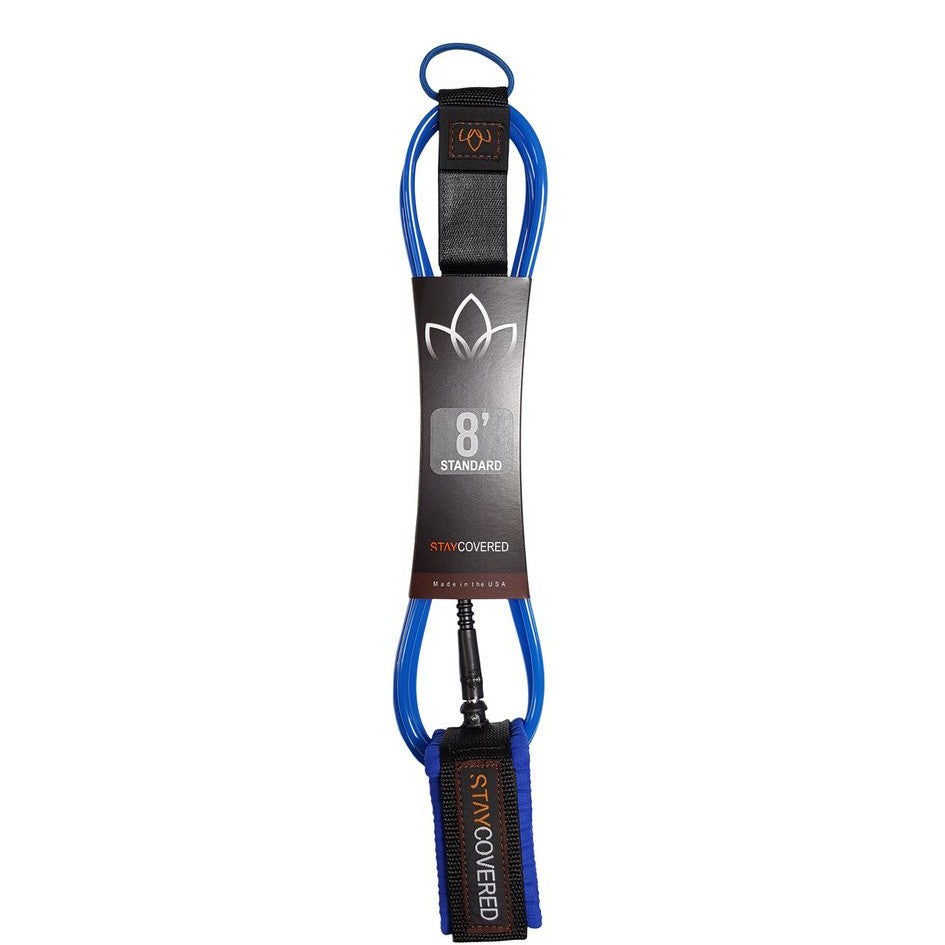 STAY COVERED - Surf leash Standard (7mm) - Blue