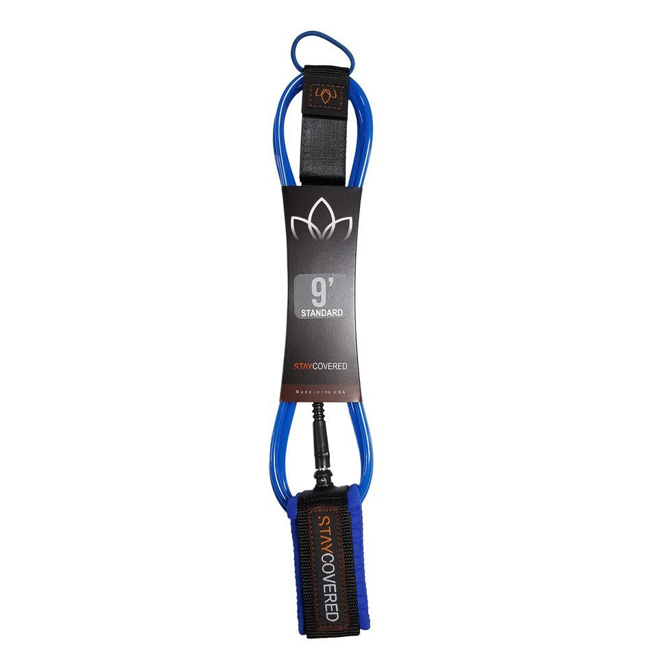 STAY COVERED - Surf leash Standard (7mm) - Blue