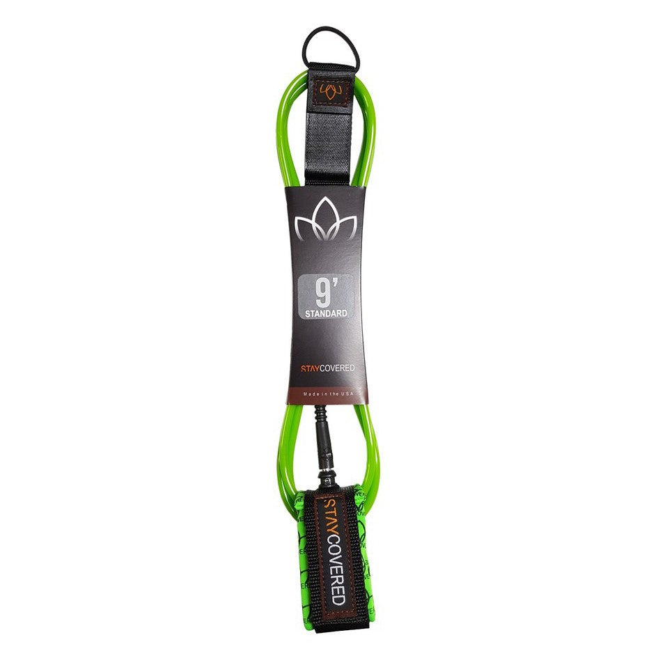 STAY COVERED - Surf Leash Standard (7mm) - Green