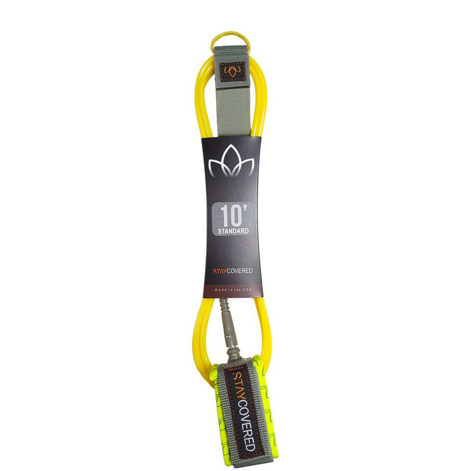 STAY COVERED - Surf Leash Standard (7mm) - Yellow