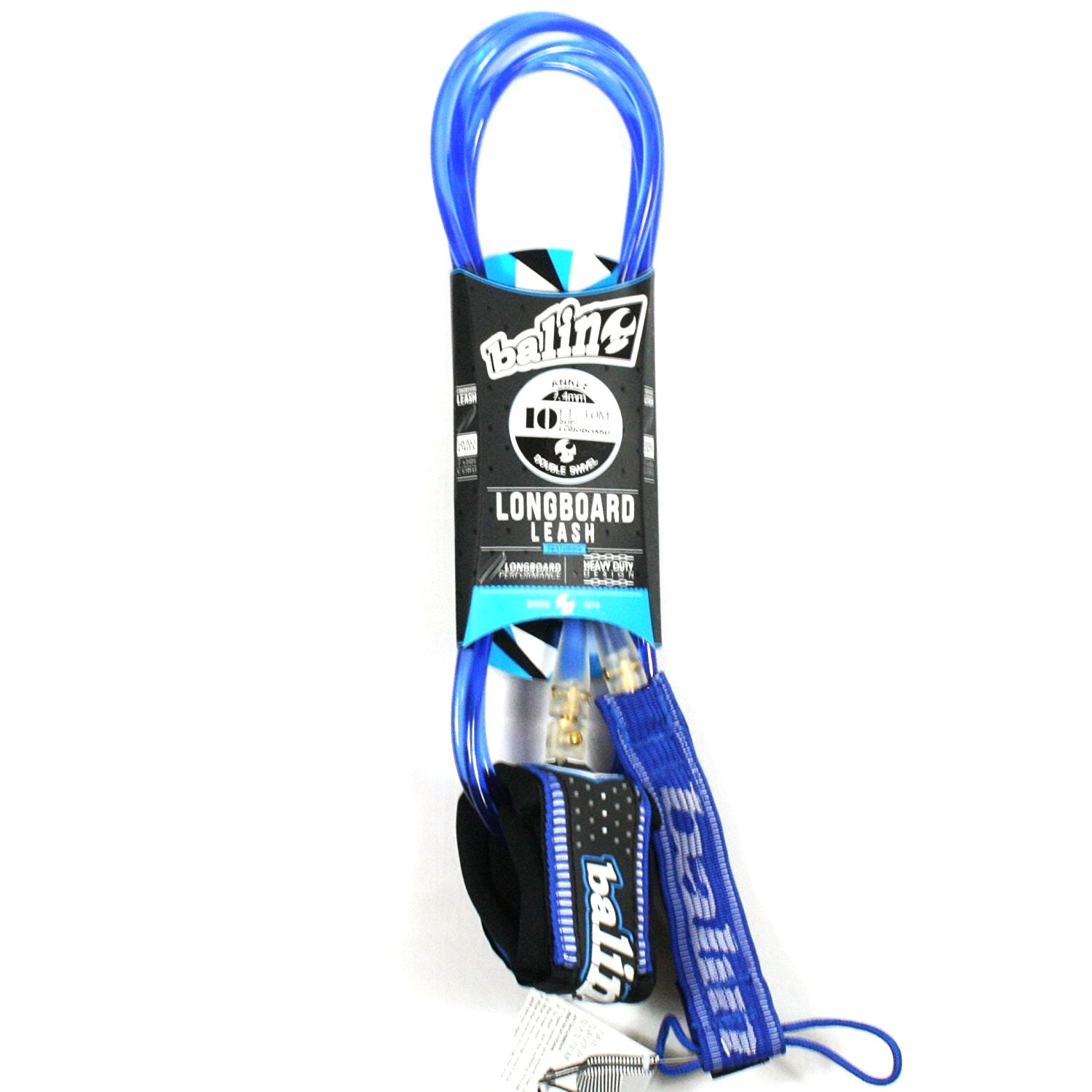 BALIN - Longboard / SUP Leash - Ankle (7.4mm) - Blue