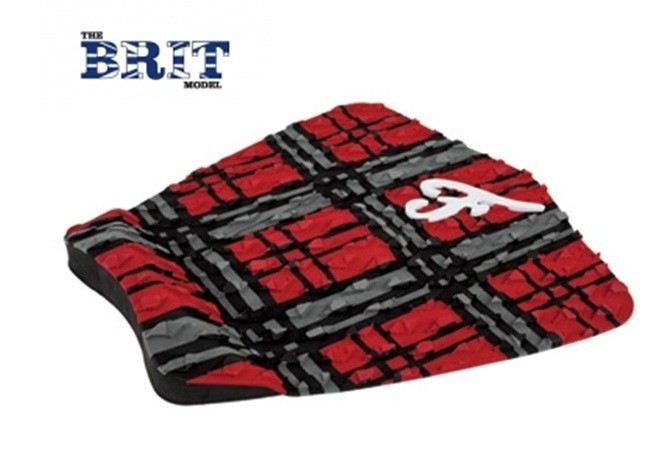 FAMOUS - Surf Pad - Brit - Red / Charcoal / Black
