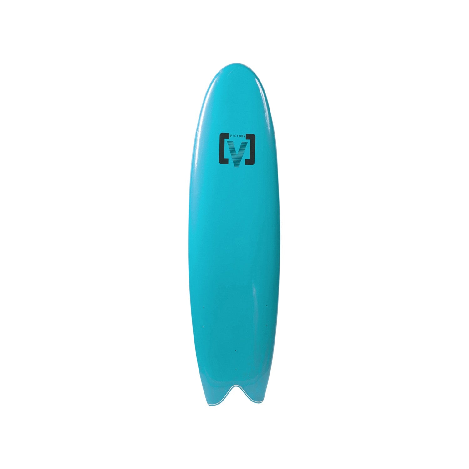 VICTORY - EPS Softboard - Foam Surfboard - Fish 6'6 - Light Blue