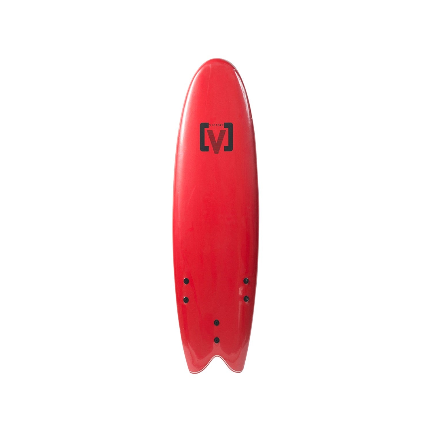 VICTORY - EPS Softboard - Foam Surfboard - Fish 6'6 - Red