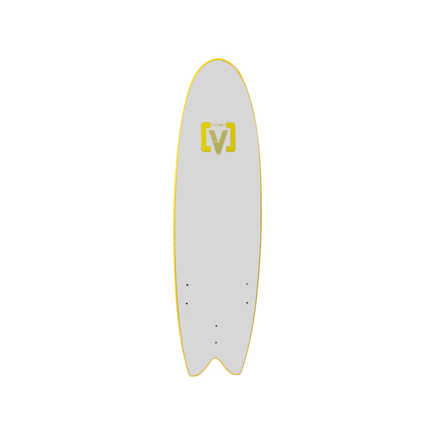 VICTORY - EPS Softboard - Foam Surfboard - Fish 6'6 - Yellow