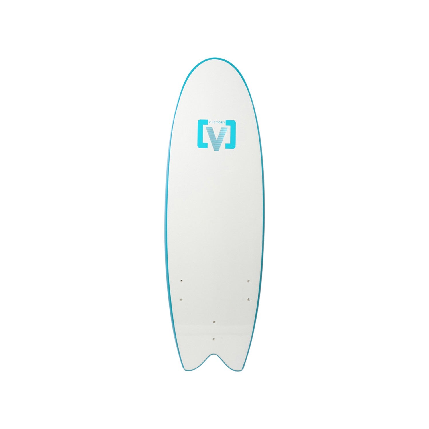 VICTORY - EPS Softboard - Tabla de surf de espuma - Fish 5'6 - Azul claro