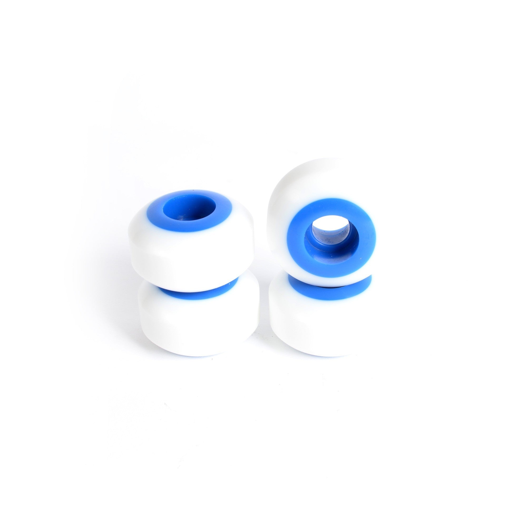 Skateboard wheels - YOCAHER 52x31mm 99a - White/Blue